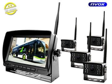 slomart Monitor avtomobilski DVR lcd 7-palčni ahd s podporo za 4 brezžične 12v 24v kamere
