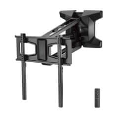 slomart Maclean električni nosilec za TV nad kaminom, max VESA 600x400, wifi daljinski upravljalnik, 37"-70", max 35kg, MC-891