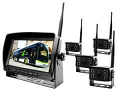 slomart Monitor avtomobilski DVR lcd 7-palčni ahd s podporo za 4 brezžične 12v 24v kamere