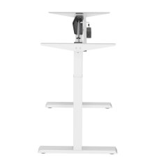 slomart Ergo Office električna pisalna miza z nastavljivo višino, maks. višina 123 cm, max - 70 kg, brez mizne plošče, bela, ER-403W