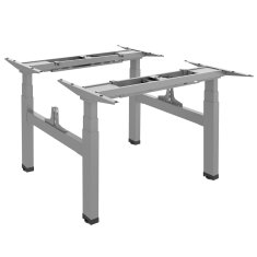 slomart Električna miza z dvojno nastavljivo višino Ergo Office, max višina 128 cm, max 125 kg x2, brez mizne plošče za stoječe in sedeče delo (2 dela)