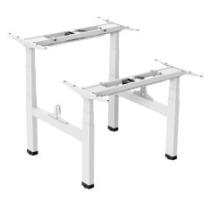 slomart Električna miza z dvojno nastavljivo višino Ergo Office, max višina 128 cm, max 125 kg x2, brez mizne plošče za stoječe in sedeče delo (2 dela)