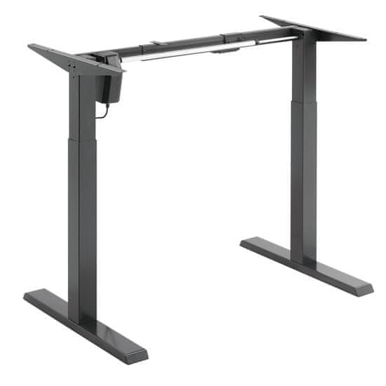 slomart Ergo Office električna pisalna miza z nastavljivo višino, siva, maks. višina 123 cm, 80 kg - brez vrha, za stoječe in sedeče delo, ER-433
