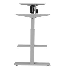 slomart Ergo Office električna pisalna miza z nastavljivo višino, maks. višina 123 cm, max - 70 kg, brez mizne plošče, siva, ER-403G