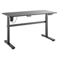 slomart Električna pisalna miza Ergo Office, nastavljiva po višini, siva, maks. višina 118 cm 50 kg - z mizo za sedenje/stojenje, ER-434