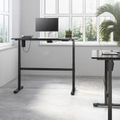 slomart Električna pisalna miza Ergo Office, nastavljiva po višini, siva, maks. višina 118 cm 50 kg - z mizo za sedenje/stojenje, ER-434