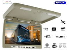 slomart Stropni LED monitor 22 palcev z android usb fm bt wifi 12v/24v