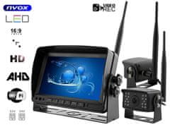 slomart Monitor avtomobilski DVR lcd 7-palčni ahd s podporo za 2 brezžični 12v 24v kameri