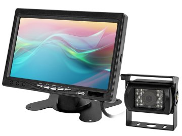 slomart Avtomobilski monitor lcd 7-palčna kamera z ir diodami in parkirnimi senzorji