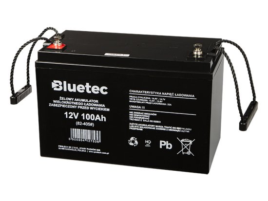 slomart 82-405# 12v/100ah gelska baterija bluetec