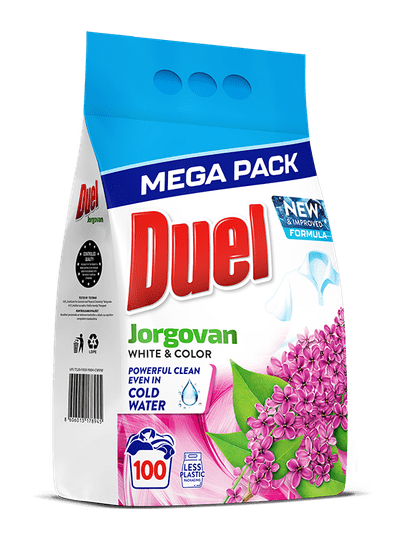 DUEL prašek za pranje, španski bezek, 2 x 9 kg (18kg)