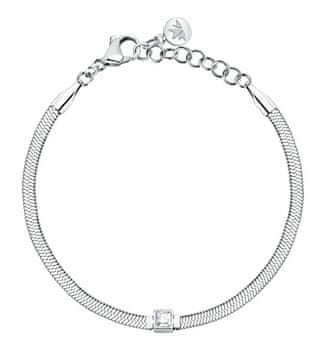 Morellato Brezčasna jeklena zapestnica s kristalom Hadek Gioia SAVY35