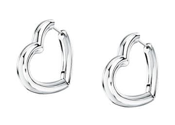 Morellato Jekleni uhani v obliki srca Creole SAUP28