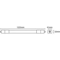 Avide Avide (9570432) LED pokrov proti prahu 24W, 2400lm, 4000K, 1225x41x32mm