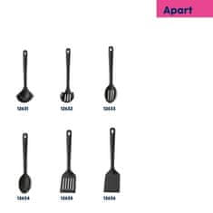 Kela servirna žlica KL-12633 Apart z utori, plastika, črna
