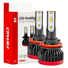 AMIO Led avtomobilske žarnice bf serije h8 h9 h11 h16 6000k canbus amio-02245