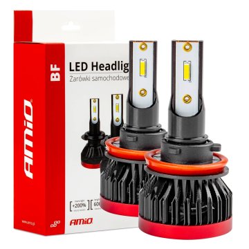 AMIO Led avtomobilske žarnice bf serije h8 h9 h11 h16 6000k canbus amio-02245