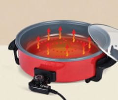 Linea LEFP-429CII električna ponev, dvojni grelec, 42/9 cm