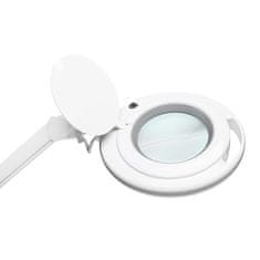 Handy namizno povečevalno steklo z vgrajeno LED svetilko, 6500K, nastavljiva, 9W, 45 LED bela