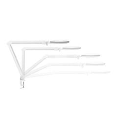 Handy namizno povečevalno steklo z vgrajeno LED svetilko, 6500K, nastavljiva, 9W, 45 LED bela