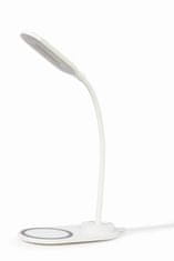 Gembird TA-WPC10-LED-01-MX namizna svetilka 177lm do 7072K z brezžičnim polnilnikom 10W Qi bela