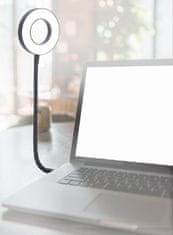 Gembird NL-LEDRING-01 USB LED ring streamer luč 6500K