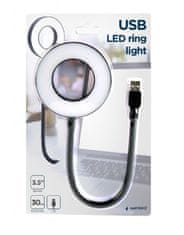Gembird NL-LEDRING-01 USB LED ring streamer luč 6500K