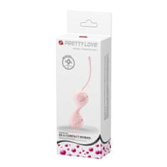 PRETTY LOVE Silikonske keglove kroglice Tighten Up 1 nežno roza