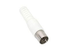 Blow 1538# Vtičnica za anteno ravna bela dolga