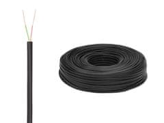 Blow 4137# Ploščati telefonski kabel kp-2/100m črn