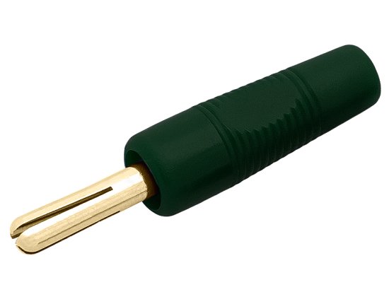 Blow 8443# Vijačni banana vtič zeleni 44mm zlati hq