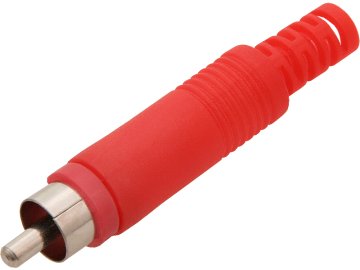 Blow 1043# rca cinch vtič rdeč hq