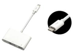 Blow 76-102# USB adapter usb-c 3.1 vtič - vtičnica vga + vtičnica micro usb 10cm