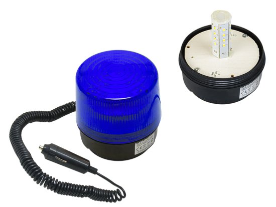 Blow 26-428# Optični svetilnik vodil 12v magnet modra
