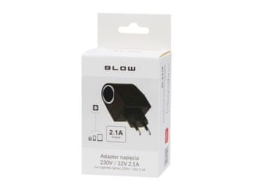 Blow 96-843# Napetostni adapter 230v/12v vtičnica za vžigalnik cigaret 2,1a