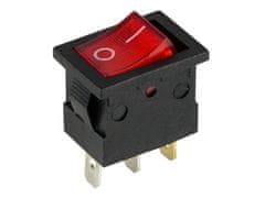 Blow 2404# Stikalo mk1012c osvetljeno rdeče 12v