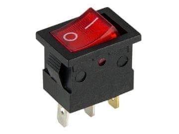 slomart Blow MK1012C Preklopno stikalo, rdeče, 12V
