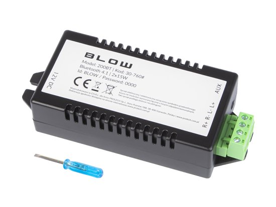 Blow 30-760# Avdio ojačevalnik Bluetooth 2x15w