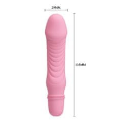 PRETTY LOVE Stev minivibrator na baterije roza