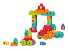 MEGA BLOKS ABC vlak Naučite se abecedo DXH35
