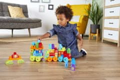 MEGA BLOKS ABC vlak Naučite se abecedo DXH35