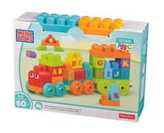 MEGA BLOKS ABC vlak Naučite se abecedo DXH35