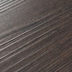 Vidaxl Samolepilne talne plošče PVC 5,02 m² 2 mm temno rjave