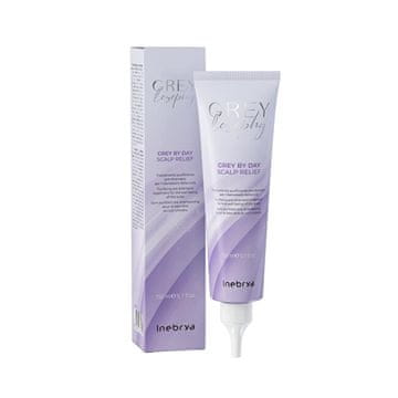 Inebrya Čistilna nega za zdravo lasišče sivih in platinastih las Grey By Day (Scalp Relief) 150 ml