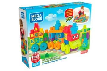 MEGA BLOKS ABC vlak Naučite se abecedo DXH35