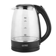 First Austria Grelnik vode FIRST 1,7L, 2200W, steklo, črn