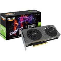 inno3D Grafična kartica NVIDIA GeForce RTX 3050 Twin X2 8GB GDDR6 128 bit, 1777 MHz / 14 Gb/s, 3x DP, 1x HDMI, 2 ventilatorja, 2 reži