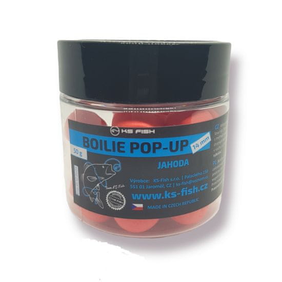 KS Fish Boilie Pop-up 14mm jagoda
