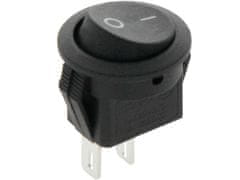 Blow 2922# Stikalo mk101-8c on-off črno okroglo-2p