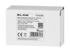 Blow 70-623# 12v/2,08a 25W črni napajalnik s stikalom